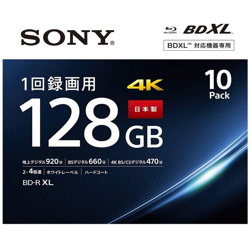 SONY 録画用25GB 2層 1-2倍速対応 BD-RE書換え型 ブルーレイディスク