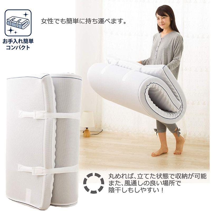 東京西川 SEVENDAYS 高弾性 マットレス ハード シングル 凹凸構造 ムレにくい セブンデイズ 一人暮らし 新生活 HC082585 SEVENDAYS 高弾性 マットレス ハード シングル 凹凸構造 ムレにくい セブンデイズ 一人暮らし 新生活 HC082585 サイズ