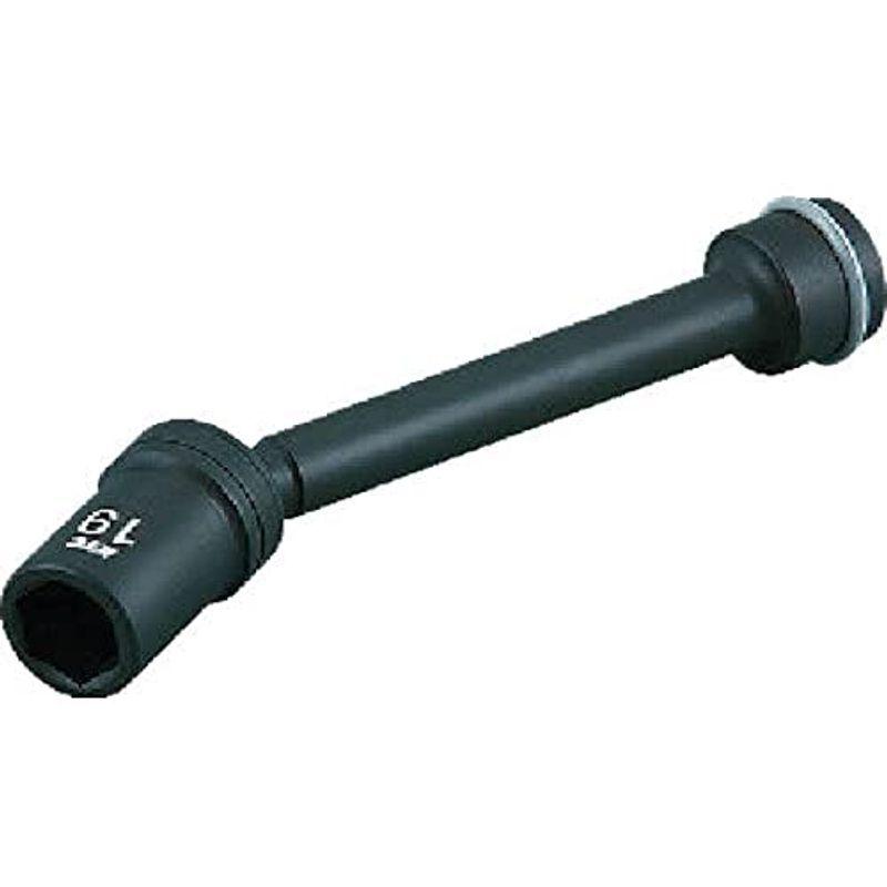 京都機械工具(KTC) インパクトレンチユニバーサルジョイントソケット BP4L17JUP 対辺寸法:17×差込角:12.7×全長:194m
