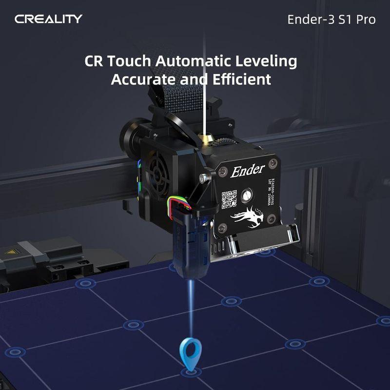 直営店Creality Ender S1 Pro 3Dプリンター 300°C高温印刷 4.3インチタッチパネル LEDライト フルメタル