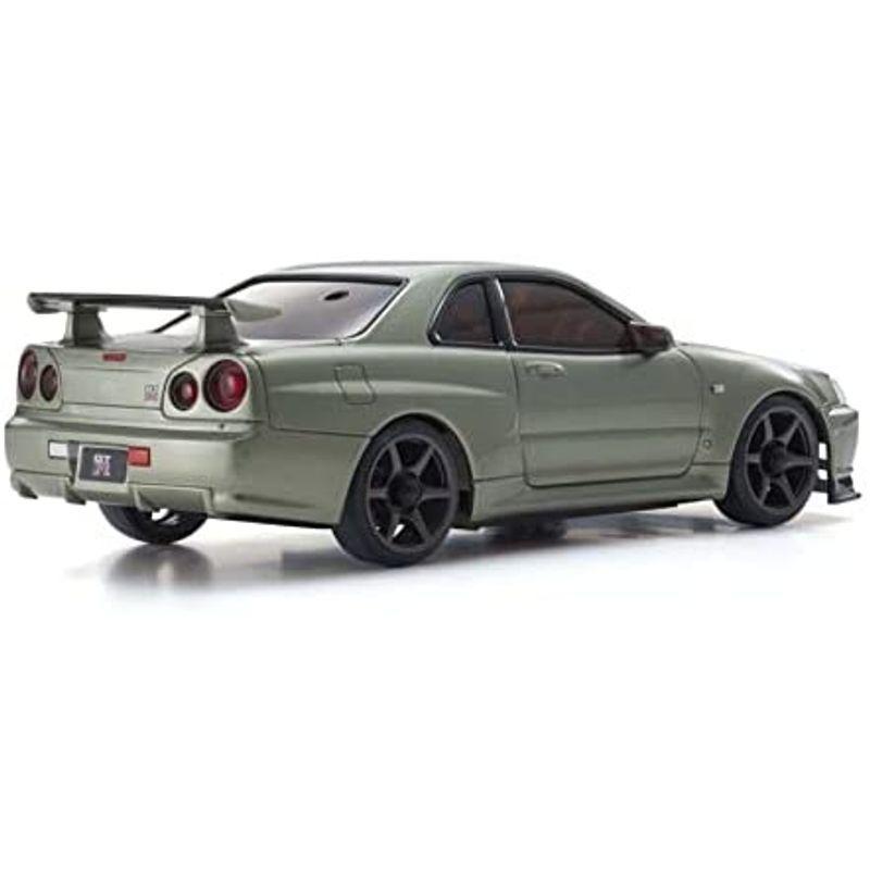 【訳あり品】 京商 ミニッツ AWD日産 スカイラインGT-R R34 V.specIIニュル ミレニアムジェイド 電動ラジオコントロール 32624MJ 【X3076401913】(16046円)