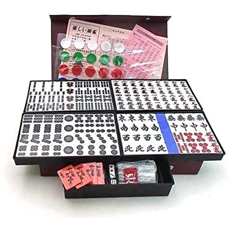 【値下げ・名盤】 国産手打麻雀牌セット コバルトブルーのくっきり太字の重量麻雀牌 人和（レンホー） 【C1835736008】(9575円)