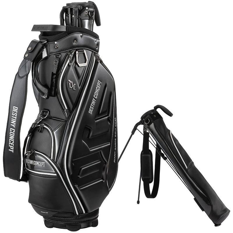 海外品 ディスティニーコンセプトDESTINY CONCEPT デュアル キャディバッグ DC-X14B DUAL セルフスタンドクラブケース 内蔵 【KUE1015164411】(36026円)