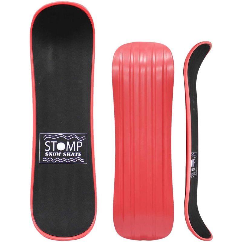 stomp スノースケート STOMPボードライド 80.5×23.5cm レッド スノースケートデッキ SNOW SKATEBOARD 5×23 5cm スノースケート STOMPボードライド レッド スノースケートデッキ SNOW SKATEBOARD 　