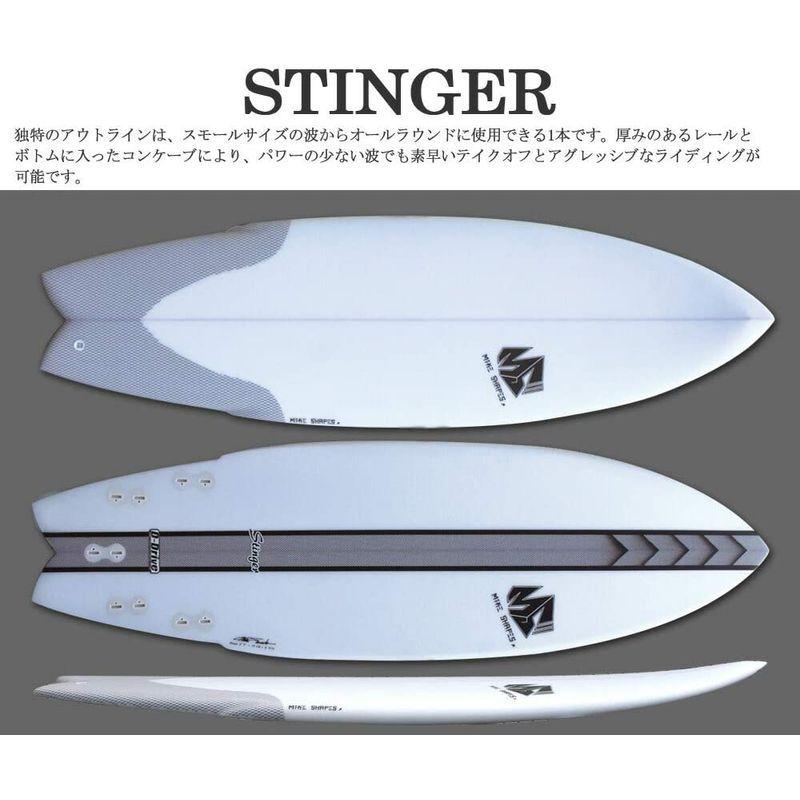 サーフボード マイクシェイプス/MIKE SHAPES STINGER 57/M07 ショートボード ミニボード 営業所止め