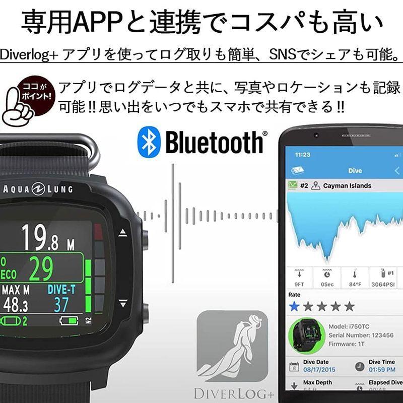【新品 送料込み】 AQUALUNG i330R ダイブコンピューター 充電式 Bluetoothアプリ対応 【X7967481157】(28275円)