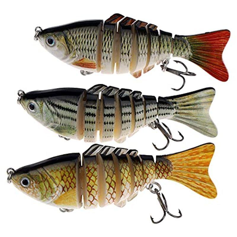 Funzhan 多関節ルアー 魚形 硬い バイオニック 再利用可能 持ち運びやすい ケース付け シーバス釣り テキサス釣り方 遠投 水泳型 019 K Tショップ 通販 Yahoo ショッピング