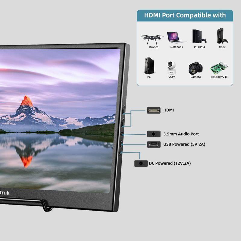 Bnztruk 13インチ モバイルモニター 薄型 軽量 ポータブルディスプレイ超狭額ベゼルpcモニター 拡張ディスプレイ 1366 768 003 K Tショップ 通販 Yahoo ショッピング