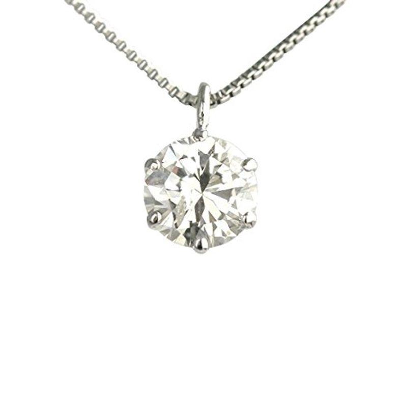 DIAMOND WORLD レディース ジュエリー PT900 ダイヤモンド ペンダントネックレス 0.3ct Fカラー SI2クラス G