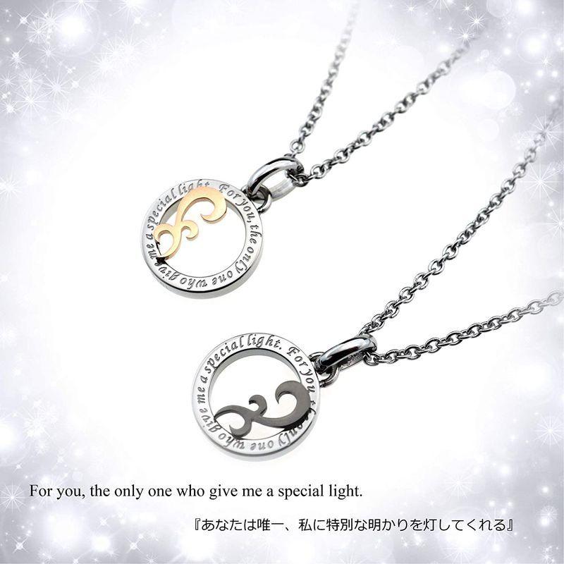 Petit Jewel YU-NA ハート ペアネックレス 2個セット ステンレス 316L メンズ レディース カップル プレゼント Jewel YU NA ハート ペアネックレス 2個セット ステンレス 316L メンズ レディース カップル プレゼント トップ 縦約1 8cm 横約1 2cm 厚み約0 26cm