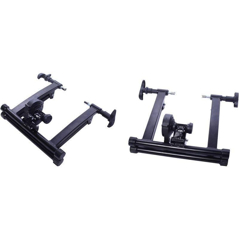 日本正規輸入品バランスフロム(BalanceFrom) バイクトレーナースタンド 自転車エクササイズ用マグネット スチール製 ブラック 前輪 BalanceFrom バイクトレーナースタンド 自転車エクササイズ用マグネット スチール製 ブラック 前輪
