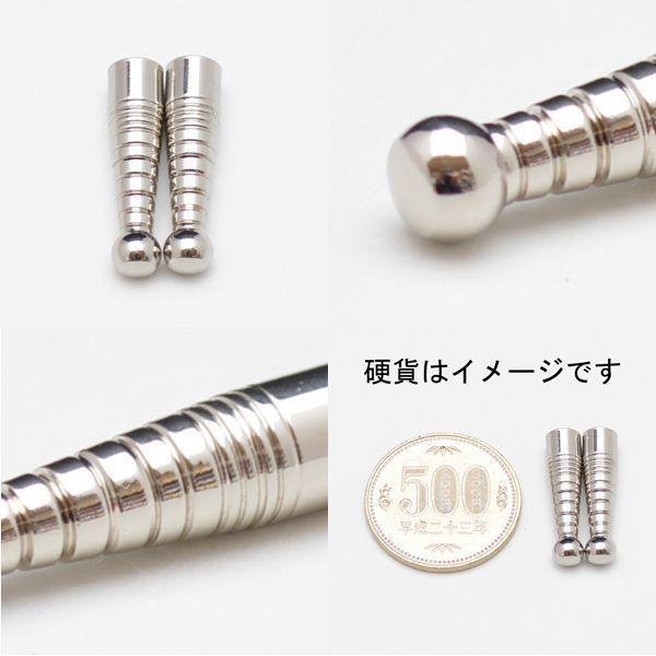 ループタイ製作用紐・金具×1セット 剣先銀色 金具大型台皿ストッパー