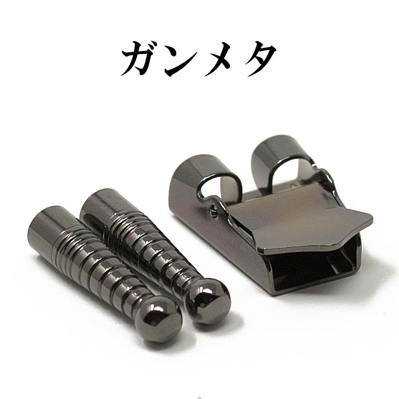 ループタイ剣先・留め金具×１０セット 金具ストッパー付き 剣先・金具色選択 クリックポスト発送(ポスト投函　時間指定不可)_4