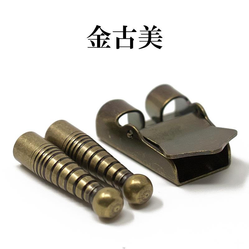 ループタイ剣先・留め金具×１０セット 金具ストッパー付き 剣先・金具色選択 クリックポスト発送(ポスト投函　時間指定不可)_6
