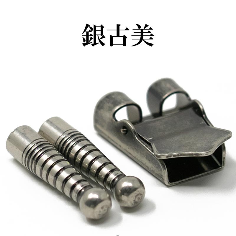 ループタイ剣先・留め金具×１０セット 金具ストッパー付き 剣先・金具色選択 クリックポスト発送(ポスト投函　時間指定不可)_7