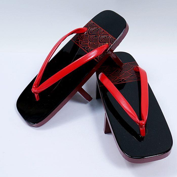 日和下駄 未使用品の下駄 草履単品 浅草 富士屋謹製 雨下駄 茶会 観劇  