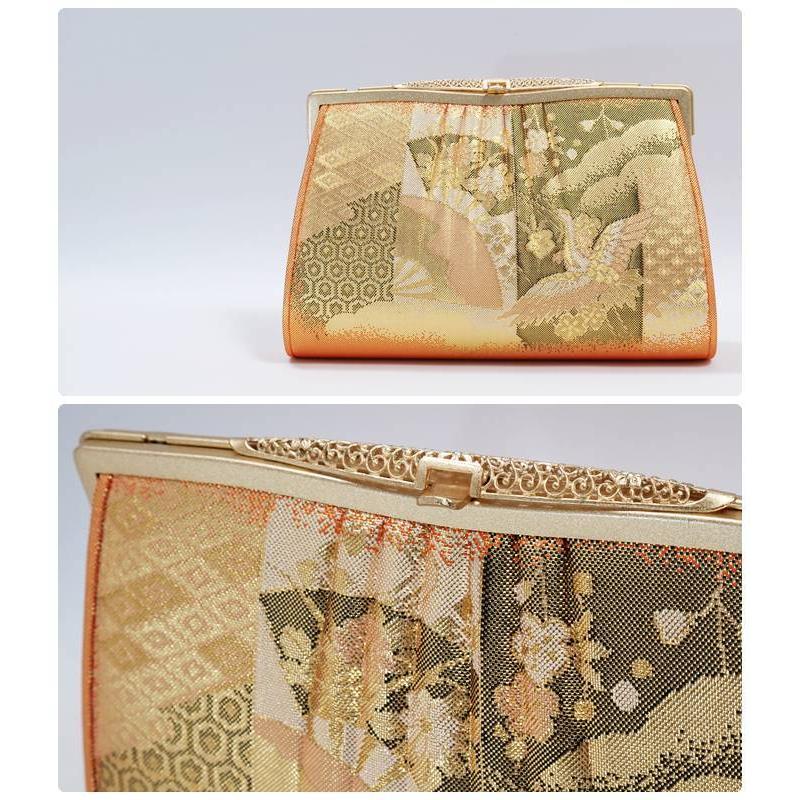 佐賀錦 バック 振袖バック 中古品 激安 結婚式 新年会 着物用バック