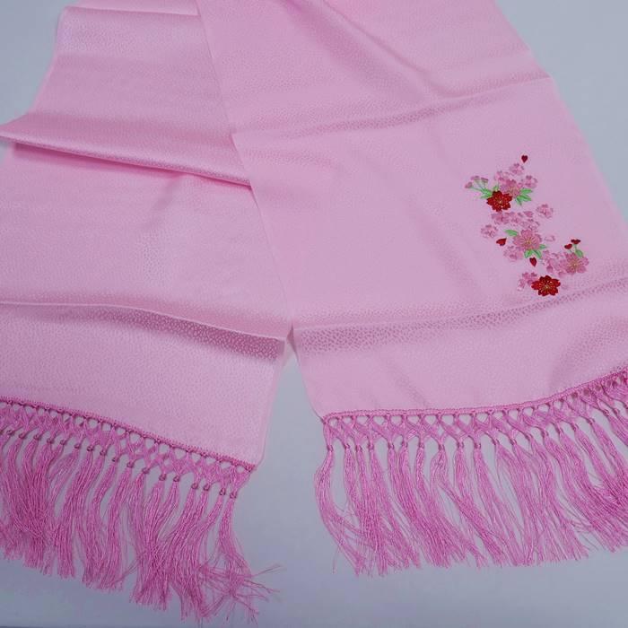 正絹 志古貴(しごき) 刺繍 七五三 お宮参り 祝着 女子 七歳 a4a5m5