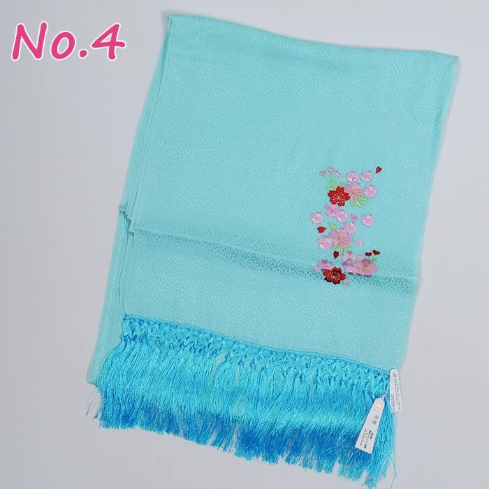 正絹 志古貴(しごき) 刺繍 七五三 お宮参り 祝着 女子 七歳 a4a5m5