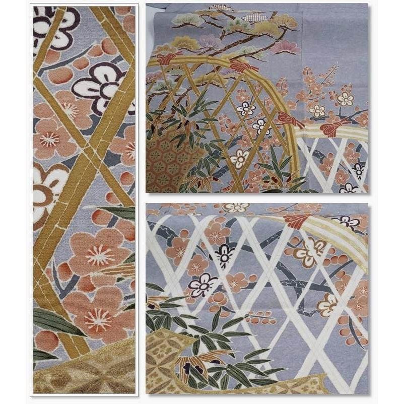 訪問着 美品 逸品 身丈157cm 裄丈64.5cm 正絹 【中古】 楽天市場】訪問着 新古品の通販