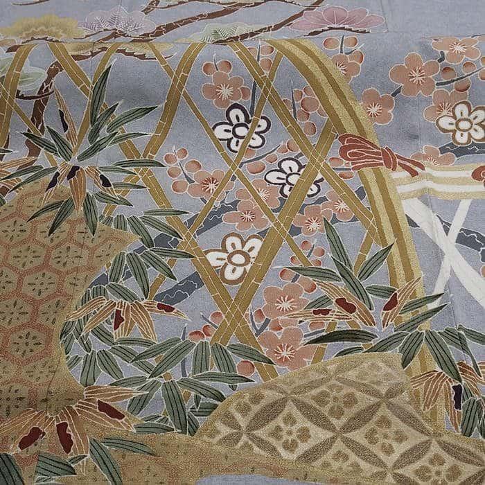 訪問着 美品 逸品 身丈157cm 裄丈64.5cm 正絹 【中古】 楽天市場】訪問着 新古品の通販