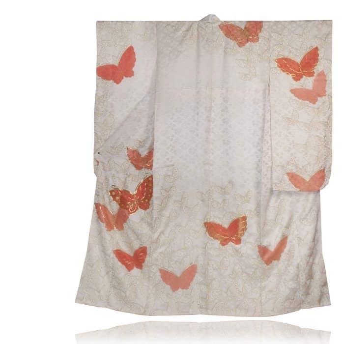 振袖 正絹 花模様 JunAmiMisako 身丈164cm 裄丈67.5cm リサイクル 中古