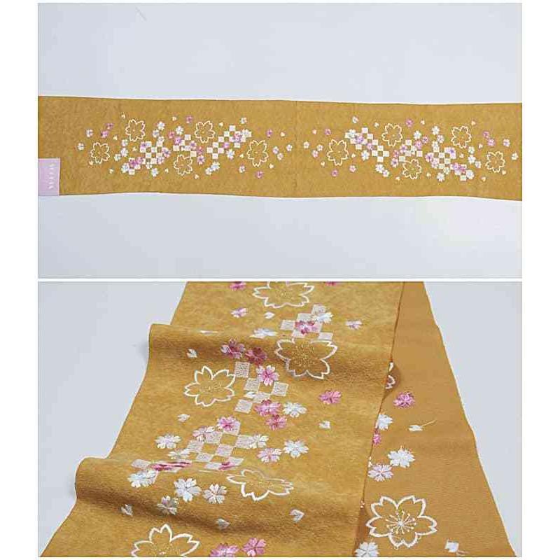 半衿 アウトレット 刺繍半衿 半襟 暖か防寒スエード生地