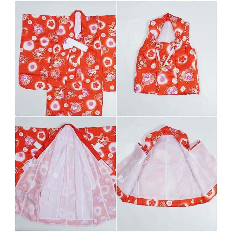 新品 七五三 3歳 フルセット アウトレット三歳祝着 三歳 着物 被布