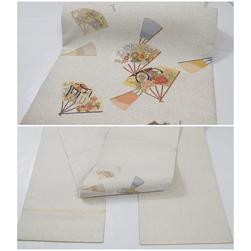 未使用品 リサイクル 袋帯 本綴れ すくい織 新古品 リユース 結婚式 