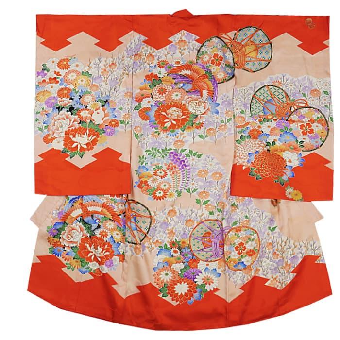 ◎mk-2560　女児　御祝着・襦袢 セット　お宮参り　　10-6 ◎mk-2560 女児 御祝着・襦袢 セット お宮参り 10-6