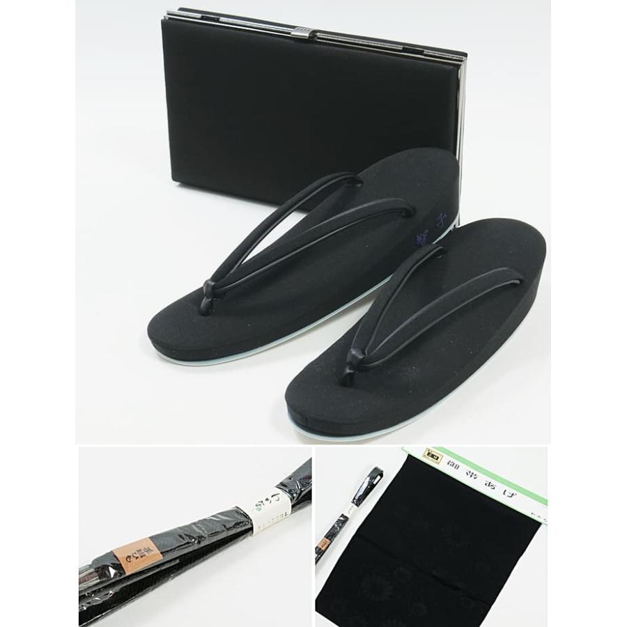 喪服 草履バック 帯揚げ帯締め 4点 セット 未使用品 リサイクル草履 