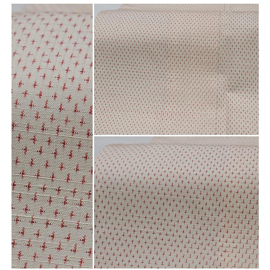 リサイクル つむぎ 夏物 夏着物 紬単衣 十字絣 経緯絣 逸品 白 リサイクル つむぎ 夏物 夏着物 紬単衣 十字絣 経緯絣 逸品 白