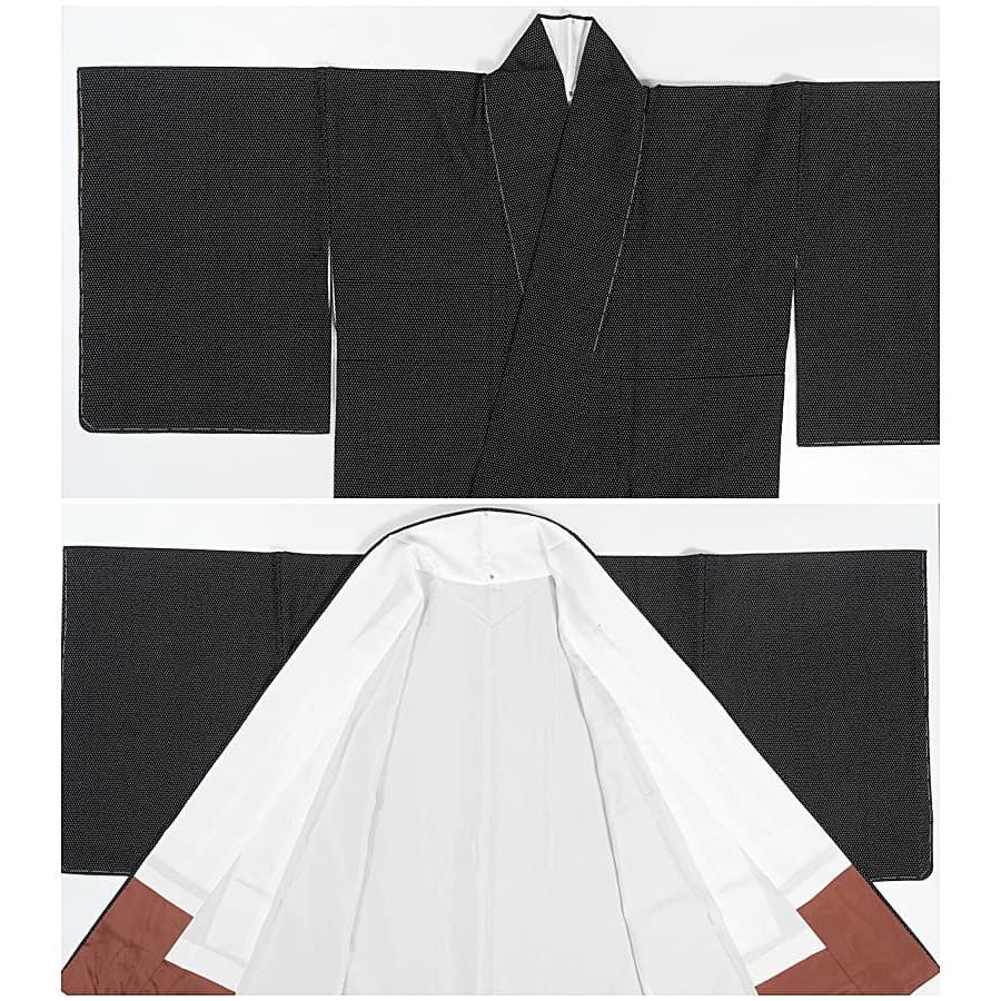 未使用 リサイクル着物 本場白鷹紬 伝統工芸品 白たか紬 紬袷着物 絣