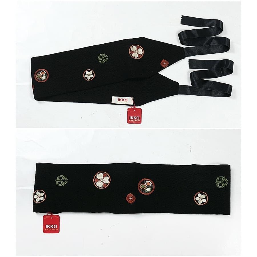 抱え帯 IKKO ブランド 振袖 刺繍 飾り帯 シルク a5m5m0 処分品 送料