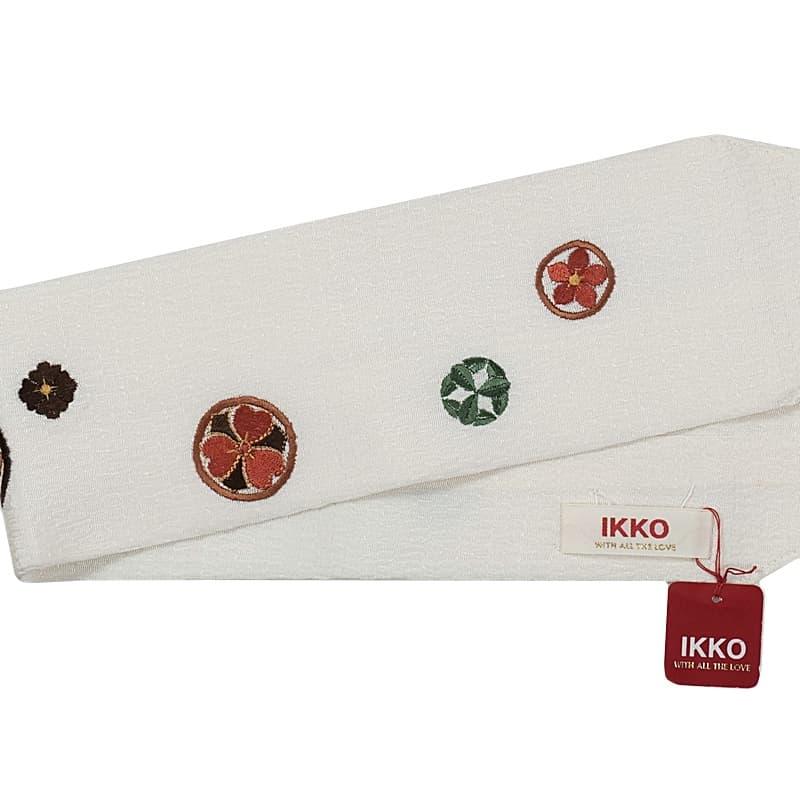 抱え帯 IKKO ブランド 振袖 刺繍 飾り帯 シルク a5m5m0 処分品 送料 