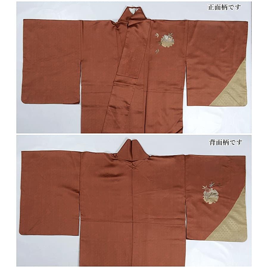リサイクル訪問着 訪問着袷 付下げ 刺繍柄 手縫い 逸品 雪輪 枝垂れ桜