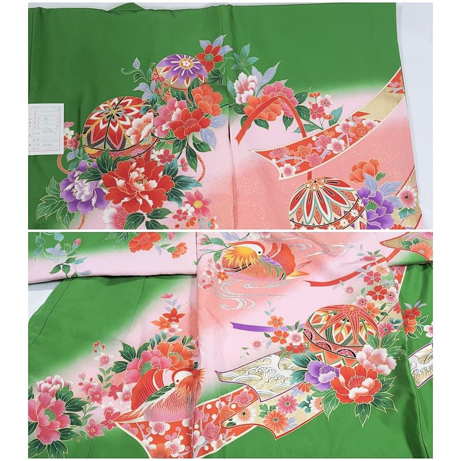 新品 正絹 祝着 リサイクル 初着 産着 宮参り 三歳祝着 七五三 女子 