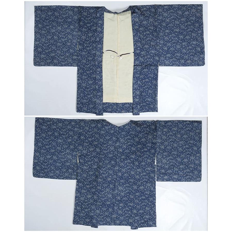 羽織 リサイクル羽織 着物用コート 染め 正絹 丈77cm Sサイズ 裄63cm