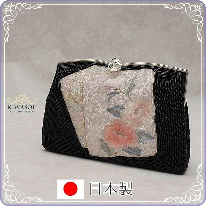 新品 高級ビーズバック 日本製品 日本刺繍バック 結婚式・二次会