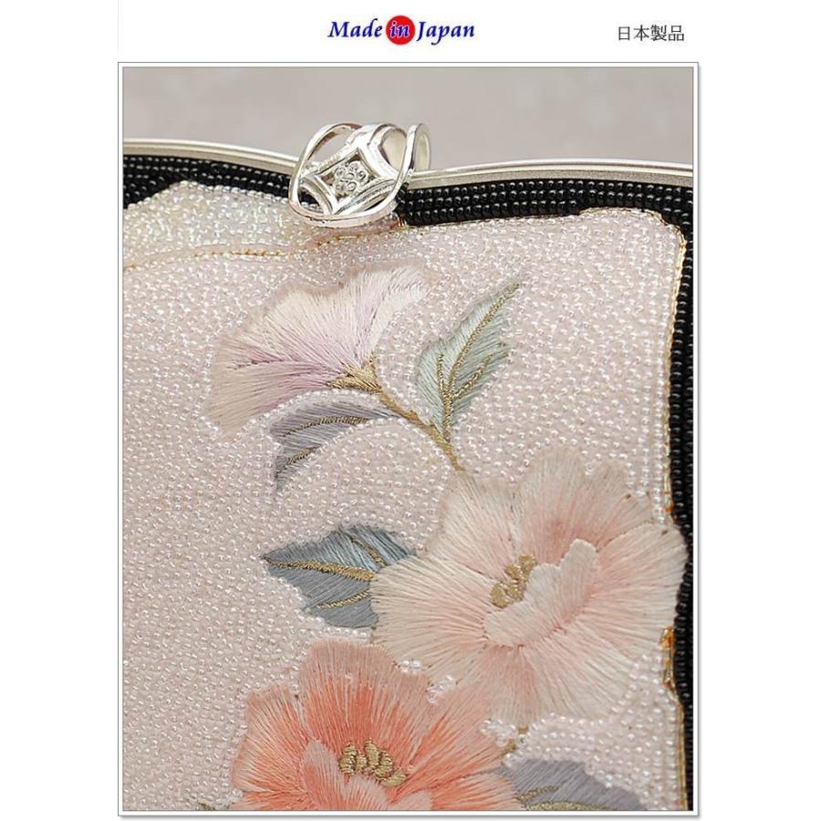 新品 高級ビーズバック 日本製品 日本刺繍バック 結婚式・二次会