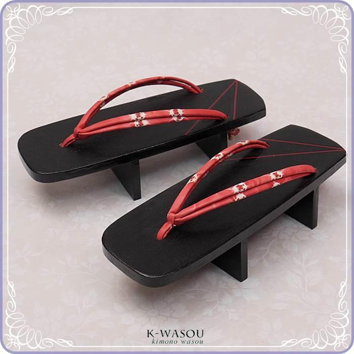 下駄 雨下駄|リサイクル 下駄草履 新古品|日和下駄|草履|本漆塗り櫛目  