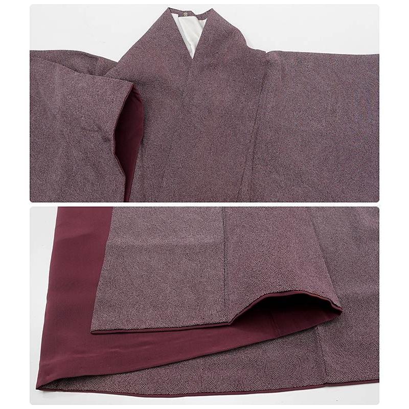 身長156cm Mサイズ【リサイクルサメ小紋】江戸小紋袷極鮫小紋の