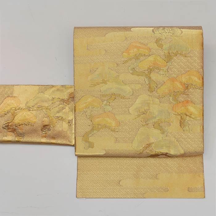 本佐賀錦 袋帯」リサイクル袋帯 美品 本金箔の佐賀錦 袋帯 逸品袋帯 