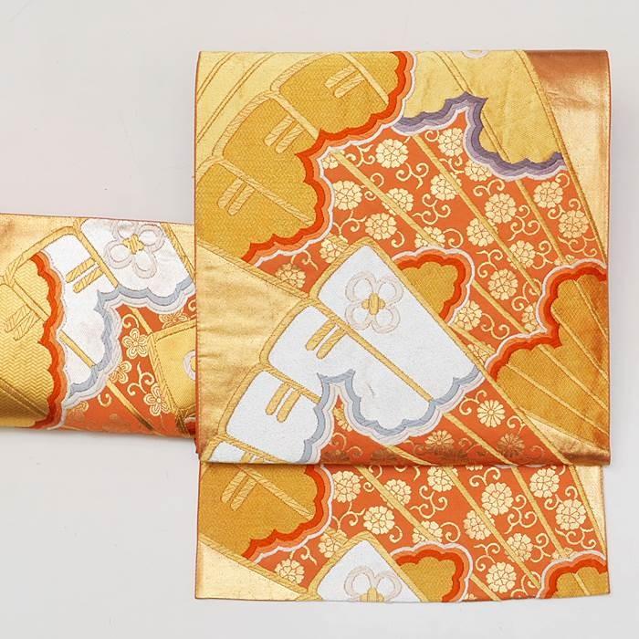 3-15 リサイクル 袋帯 着物 中古 美品 100h限定☆ポイント15倍】袋帯 正絹 美品 仕立て上がり リサイクル帯