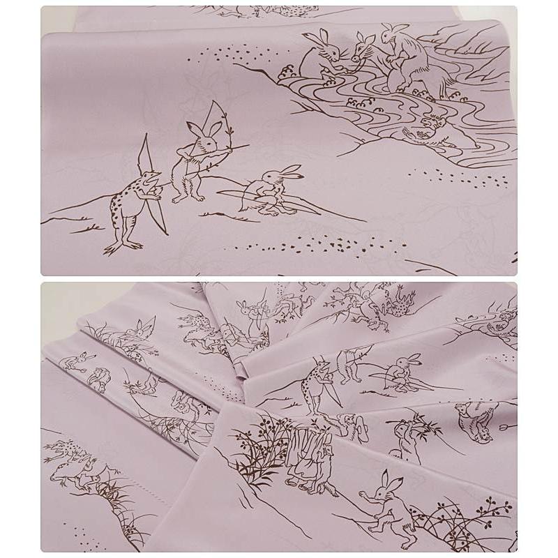 長襦袢 反物 正絹|洒落長襦袢 京友禅染め 高級襦袢 鳥獣戯画 長襦袢 反物 正絹|洒落長襦袢 京友禅染め 高級襦袢 鳥獣戯画