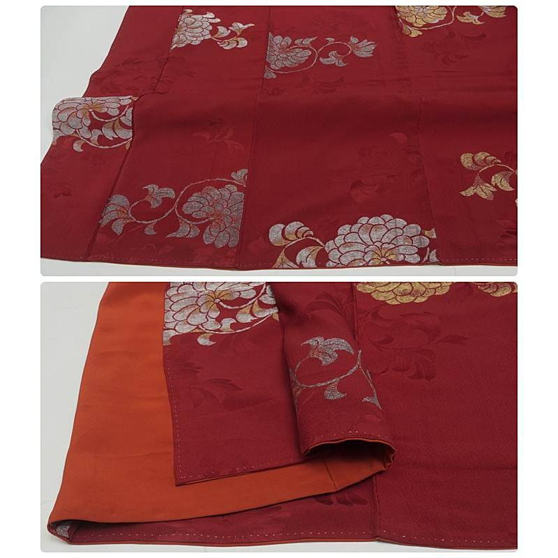 色無地袷 正絹 身丈157cm 裄63.6cm Sサイズの色無地 a1m0y3「中古