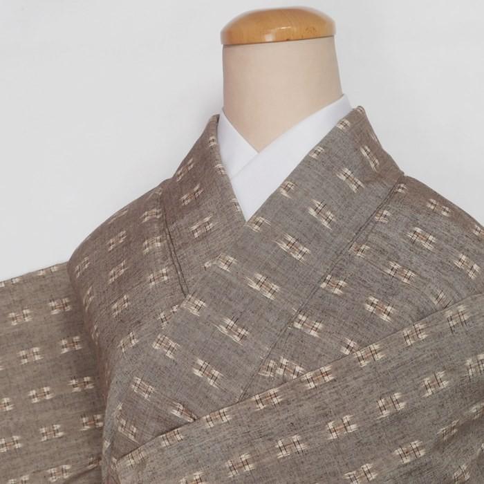 つむぎ袷 リサイクル 紬着物 中古着物 身丈153cm Sサイズ 裄62cm 琉球