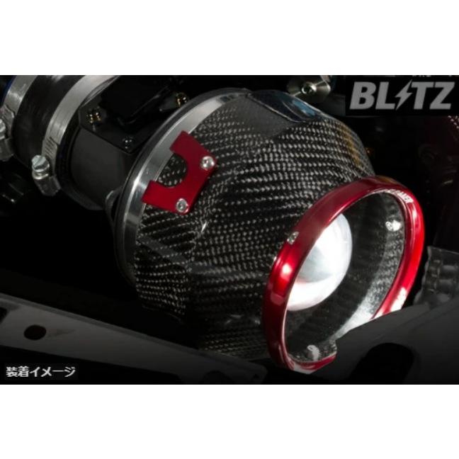 ブリッツ BLITZ カーボンパワーエアクリーナー+ドライカーボン
