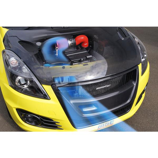 モンスタースポーツ MSE カーボンエアインダクションボックス スイフト 