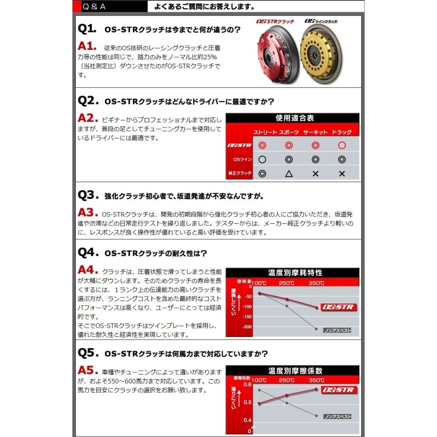 OS技研 STR クラッチ STR2CD インプレッサ GDB/GRB EJ20(T) [メタル